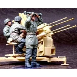 German Fallschirmjäger operating Flak 38, 1/35 - Hobby Fan HF700 2