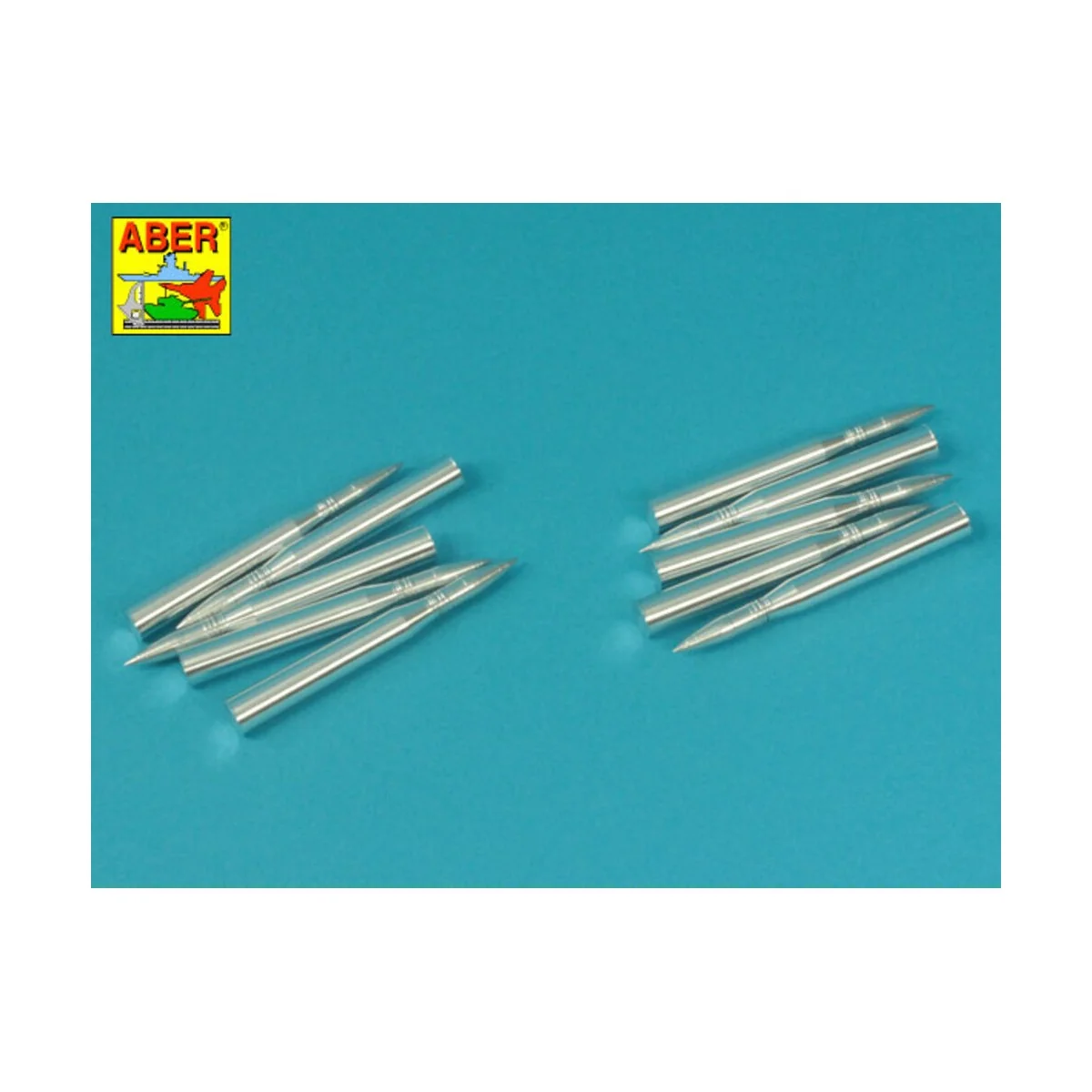 Set of 8, 8cm projectiles for Jagdpanther, King Tiger & Nashorn, 1/... Set of 8, 8cm projectiles for Jagdpanther, King Tiger & Nashorn, 1/...