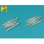 Set of 8, 8cm projectiles for Jagdpanther, King Tiger & Nashorn, 1/... Set of 8, 8cm projectiles for Jagdpanther, King Tiger & Nashorn, 1/...