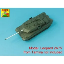 120 mm L/55 Barrel for German Tank Leopard 2A7V, 1/48 - Aber Models... 2