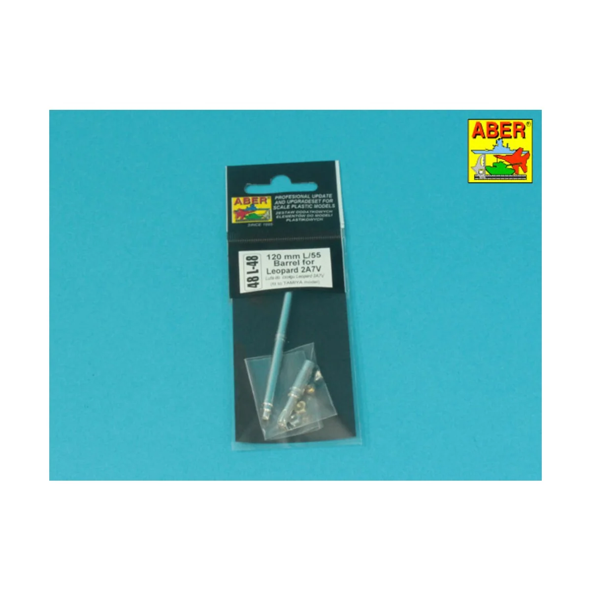 120 mm L/55 Barrel for German Tank Leopard 2A7V, 1/48 - Aber Models... 120 mm L/55 Barrel for German Tank Leopard 2A7V, 1/48 - Aber Models...