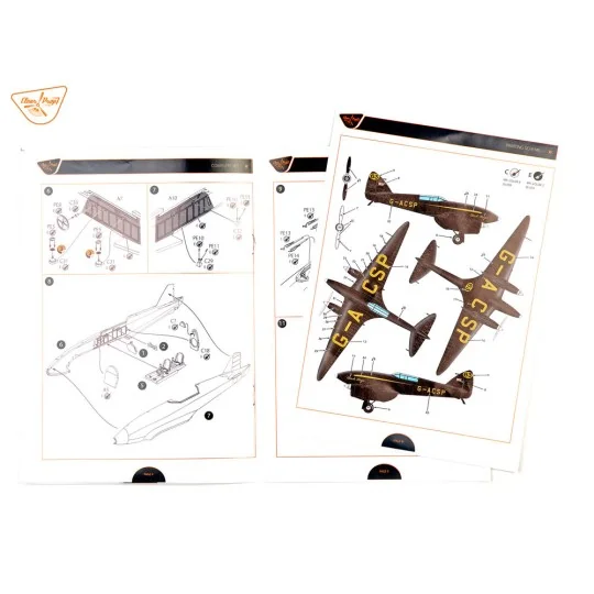 DH.88 Comet G-ACSP, 1/72 - Clear Prop Models CP72052 DH.88 Comet G-ACSP, 1/72 - Clear Prop Models CP72052