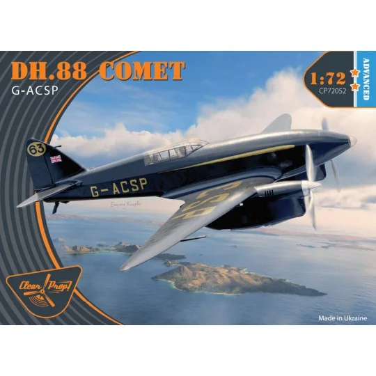 DH.88 Comet G-ACSP, 1/72 - Clear Prop Models CP72052 DH.88 Comet G-ACSP, 1/72 - Clear Prop Models CP72052