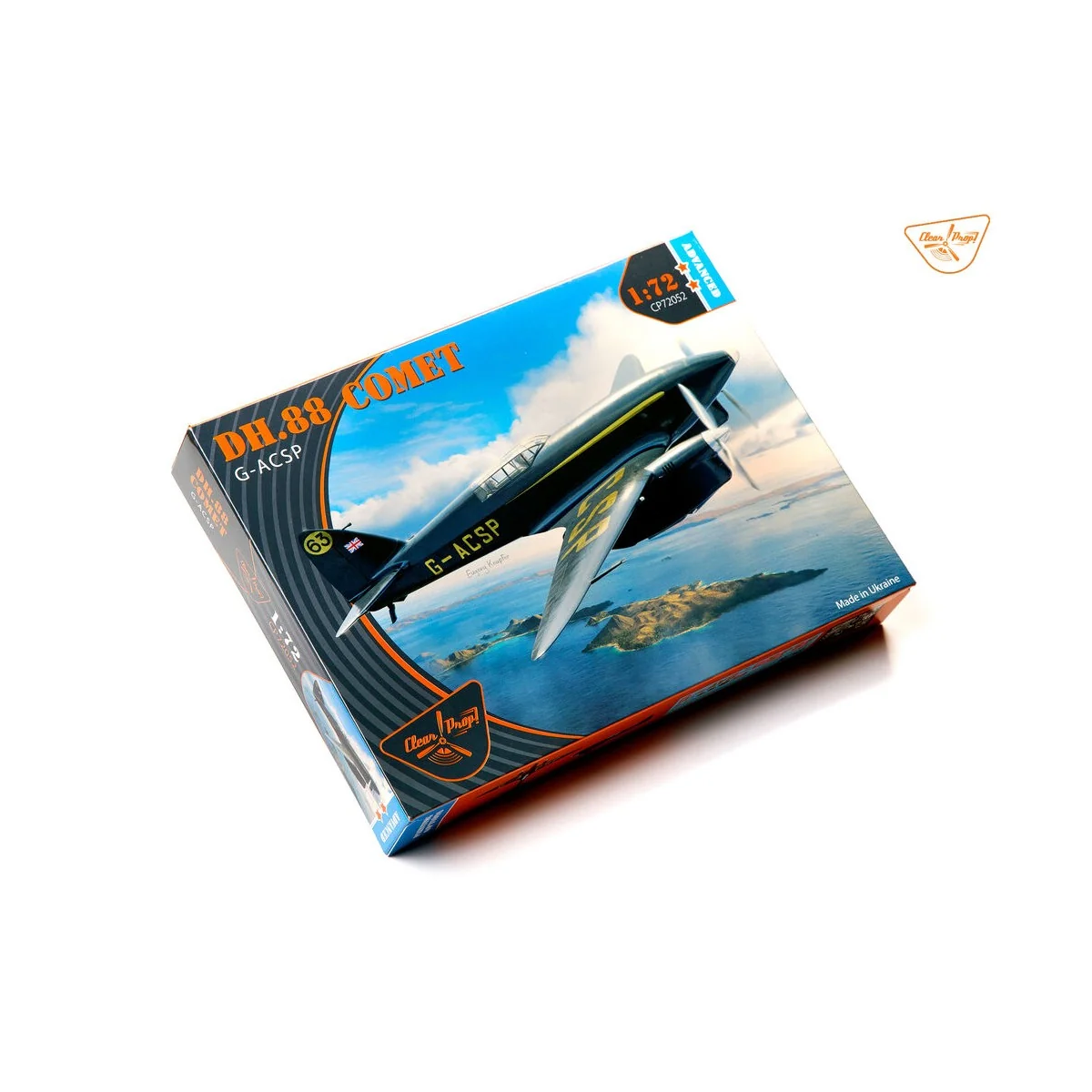 DH.88 Comet G-ACSP, 1/72 - Clear Prop Models CP72052 DH.88 Comet G-ACSP, 1/72 - Clear Prop Models CP72052