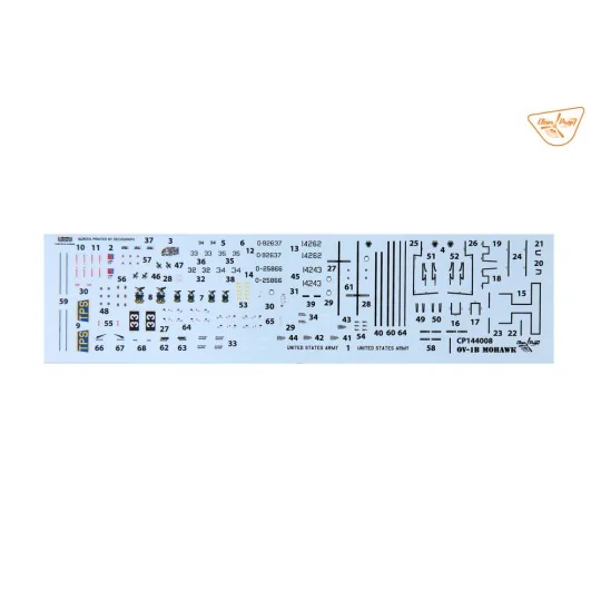OV-1B Mohawk Pilot School, 1/144 - Clear Prop Models CP144008 OV-1B Mohawk Pilot School, 1/144 - Clear Prop Models CP144008