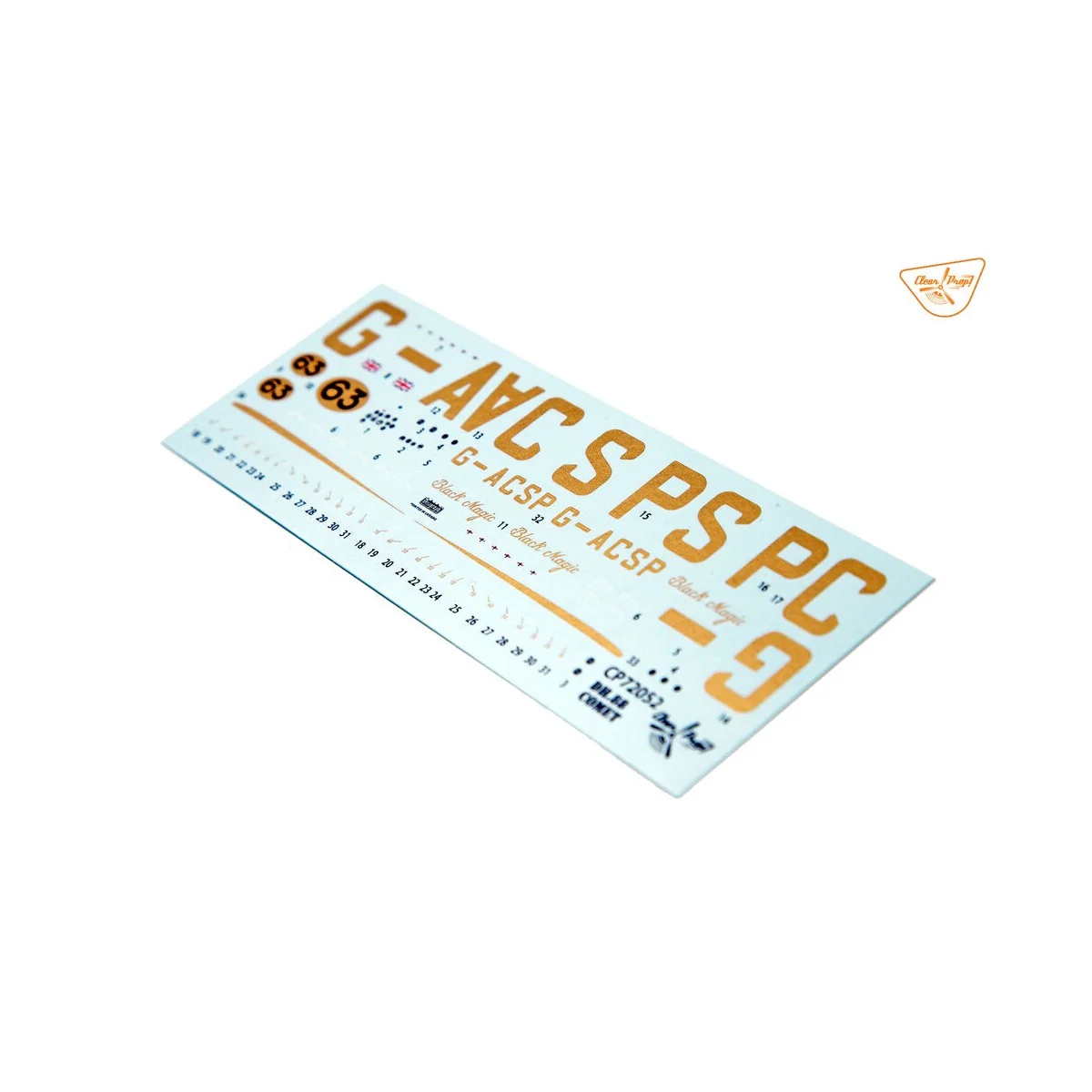 DH.88 Comet G-ACSP, 1/72 - Clear Prop Models CP72052 DH.88 Comet G-ACSP, 1/72 - Clear Prop Models CP72052