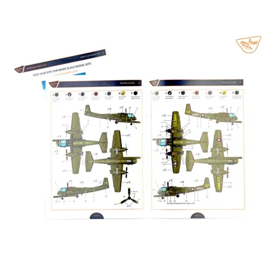 OV-1B Mohawk With SLAR unit, 1/144 - Clear Prop Models CP144009 OV-1B Mohawk With SLAR unit, 1/144 - Clear Prop Models CP144009