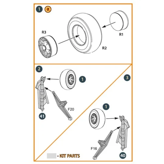 Morane-Saulnier Wheels set for Dora Wings, 1/48 - Clear Prop Access... Morane-Saulnier Wheels set for Dora Wings, 1/48 - Clear Prop Access...