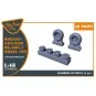 Morane-Saulnier Wheels set for Dora Wings, 1/48 - Clear Prop Access... Morane-Saulnier Wheels set for Dora Wings, 1/48 - Clear Prop Access...