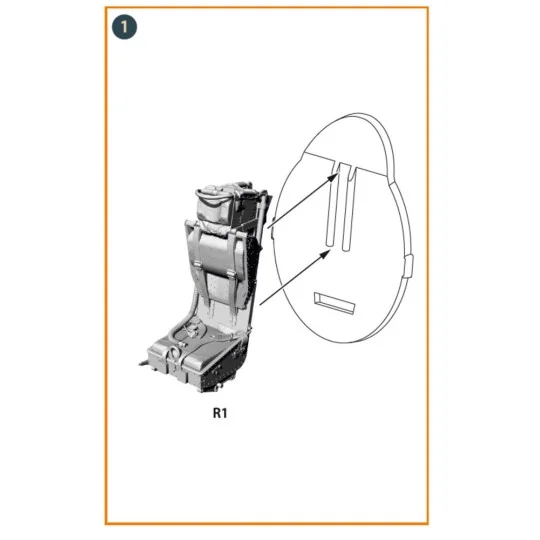 Fairey Delta 2 Ejection seat for Dora Wings, 1/48 - Clear Prop Acce... Fairey Delta 2 Ejection seat for Dora Wings, 1/48 - Clear Prop Acce...