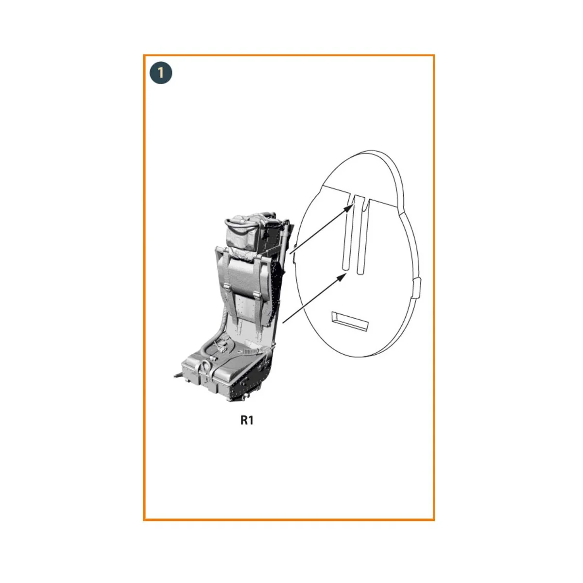 Fairey Delta 2 Ejection seat for Dora Wings, 1/48 - Clear Prop Acce... Fairey Delta 2 Ejection seat for Dora Wings, 1/48 - Clear Prop Acce...