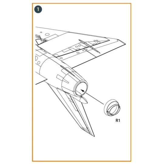 Fairey Delta 2 Exhaust for Dora Wings, 1/48 - Clear Prop Accessorie... Fairey Delta 2 Exhaust for Dora Wings, 1/48 - Clear Prop Accessorie...