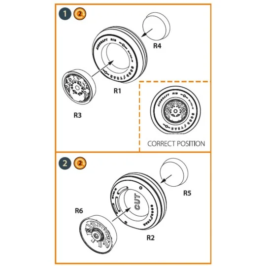 F-35? wheel set, 1/48 - Clear Prop Accessories CPA48142 F-35? wheel set, 1/48 - Clear Prop Accessories CPA48142