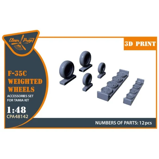 F-35? wheel set, 1/48 - Clear Prop Accessories CPA48142 F-35? wheel set, 1/48 - Clear Prop Accessories CPA48142