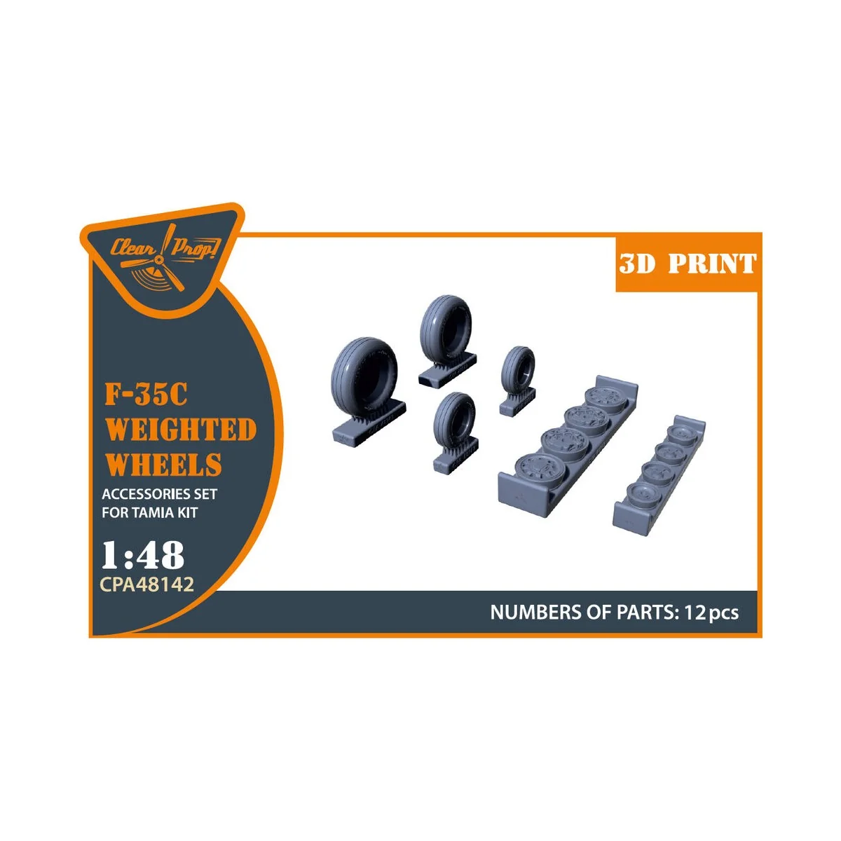 F-35? wheel set, 1/48 - Clear Prop Accessories CPA48142 F-35? wheel set, 1/48 - Clear Prop Accessories CPA48142