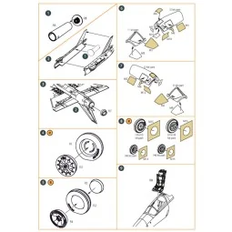 Fairey Delta 2 accessories set for Dora Wings, 1/48 - Clear Prop Ac...