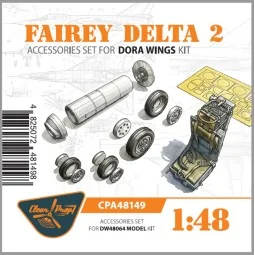 Fairey Delta 2 accessories set for Dora Wings, 1/48 - Clear Prop Ac...