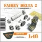 Fairey Delta 2 accessories set for Dora Wings, 1/48 - Clear Prop Ac... Fairey Delta 2 accessories set for Dora Wings, 1/48 - Clear Prop Ac...