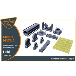Fairey Delta 2 accessories set for Dora Wings, 1/48 - Clear Prop Ac... 2