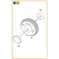 Ki-46 Wheel set, 1/72 - Clear Prop Accessories CPA72240 Ki-46 Wheel set, 1/72 - Clear Prop Accessories CPA72240