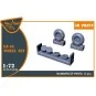 Ki-46 Wheel set, 1/72 - Clear Prop Accessories CPA72240 Ki-46 Wheel set, 1/72 - Clear Prop Accessories CPA72240