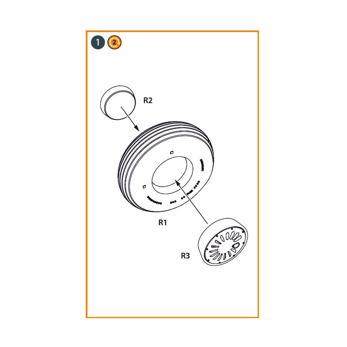 J1N Gekko Wheel set, 1/72 - Clear Prop Accessories CPA72241 J1N Gekko Wheel set, 1/72 - Clear Prop Accessories CPA72241