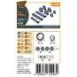 B-29 Wheels set (weighted), 1/72 - Clear Prop Accessories CPA72243 B-29 Wheels set (weighted), 1/72 - Clear Prop Accessories CPA72243