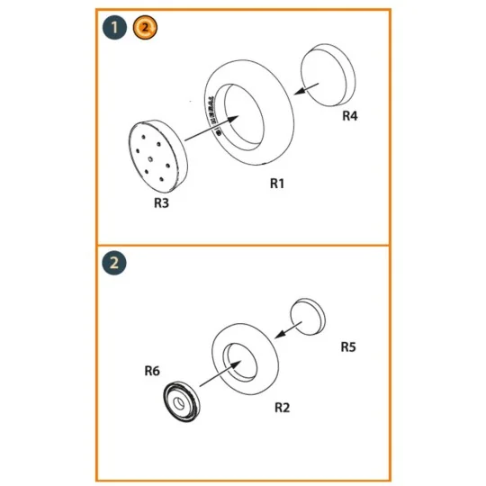 Vanguard P-66/Mk.1/J10 Wheels set for Dora Wings, 1/72 - Clear Prop... Vanguard P-66/Mk.1/J10 Wheels set for Dora Wings, 1/72 - Clear Prop...