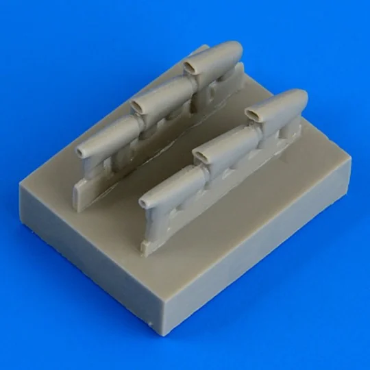 Hurricane Mk.I-late exhaust f. Airfix, 1/72 - Quickboost QB72 456 Hurricane Mk.I-late exhaust f. Airfix, 1/72 - Quickboost QB72 456