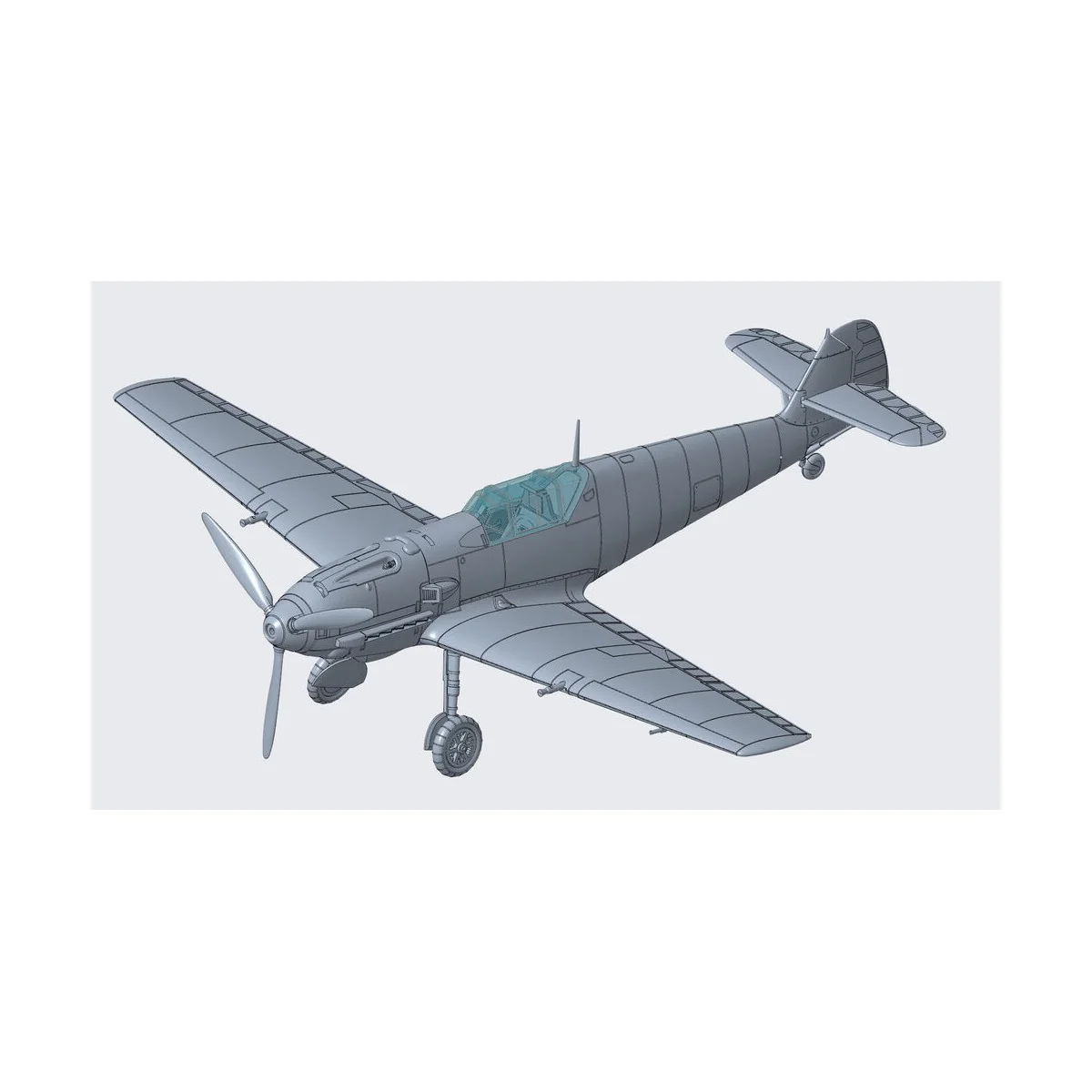 Messerschmitt Bf109E-3, 1/72 - Revell 03781 Messerschmitt Bf109E-3, 1/72 - Revell 03781