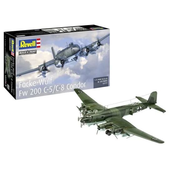 Focke-Wulf Fw 200 C-5/C-8 Condor, 1/72 - Revell 03777 Focke-Wulf Fw 200 C-5/C-8 Condor, 1/72 - Revell 03777