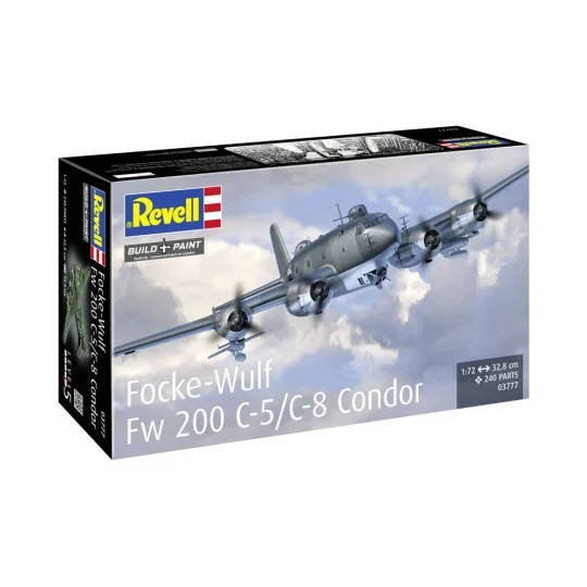 Focke-Wulf Fw 200 C-5/C-8 Condor, 1/72 - Revell 03777 Focke-Wulf Fw 200 C-5/C-8 Condor, 1/72 - Revell 03777