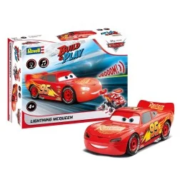 Lightning McQueen Disney-Cars Auto mit Licht&Sound, 1/20 - Revell 0...