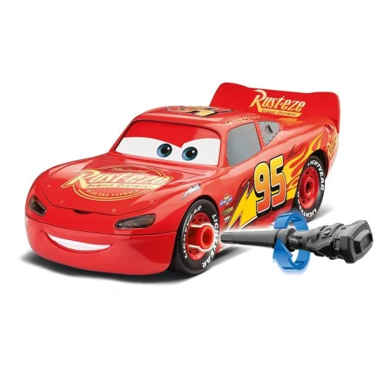 Lightning McQueen Disney-Cars Auto mit Licht&Sound, 1/20 - Revell 0...