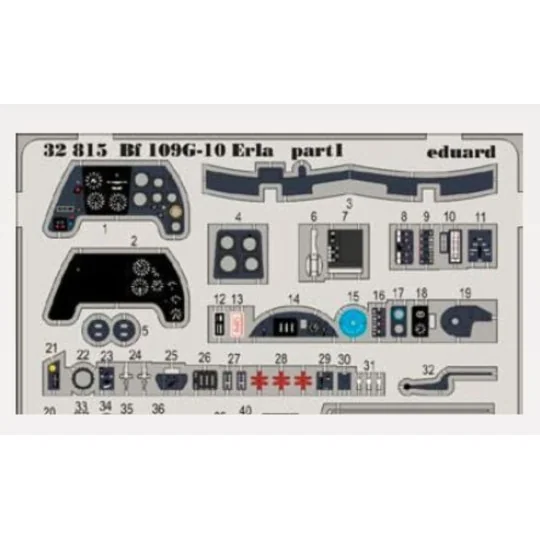 Bf 109G-10 Erla for Revell, 1/32 - Eduard Accessories 32815 Bf 109G-10 Erla for Revell, 1/32 - Eduard Accessories 32815