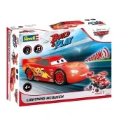 Lightning McQueen Disney-Cars Auto mit Licht&Sound, 1/20 - Revell 0...