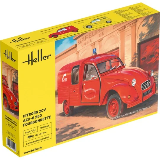Citroen 2CV AZU-B 250 Fourgonnette, 1/24 - Heller 82701 Citroen 2CV AZU-B 250 Fourgonnette, 1/24 - Heller 82701