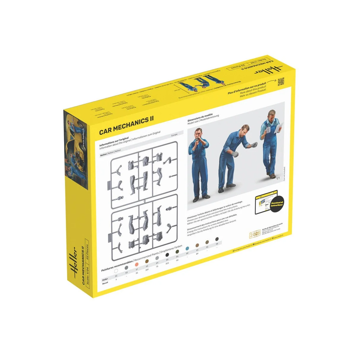 Car Mechanics II, 1/24 - Heller 82756 Car Mechanics II, 1/24 - Heller 82756