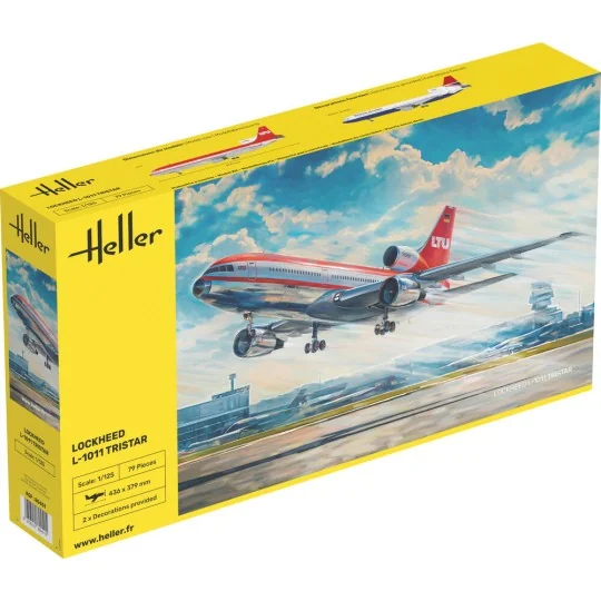 Lockheed L-1011 Tristar, 1/125 - Heller 80451 Lockheed L-1011 Tristar, 1/125 - Heller 80451