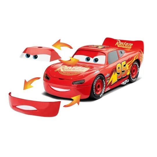 Lightning McQueen Disney-Cars Auto mit Licht&Sound, 1/20 - Revell 0...