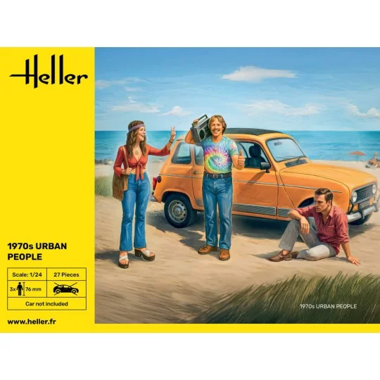 1970s Urban People, 1/24 - Heller 82757 1970s Urban People, 1/24 - Heller 82757