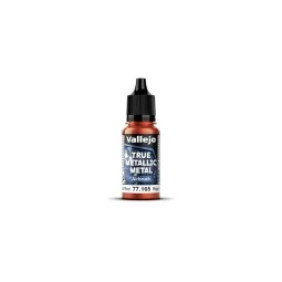 True Metallic Metal: Forged Red Paint Set (4) - Vallejo 77260
