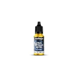 True Metallic Metal: Radiant Yellow Paint Set (4) - Vallejo 77259