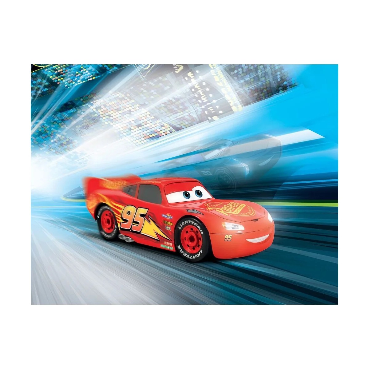 Lightning McQueen Disney-Cars Auto mit Licht&Sound, 1/20 - Revell 0...