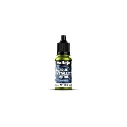 True Metallic Metal: Amber Green Paint Set (4) - Vallejo 77266
