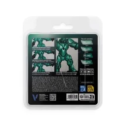 True Metallic Metal: Beetle Green Paint Set (4) - Vallejo 77265 2