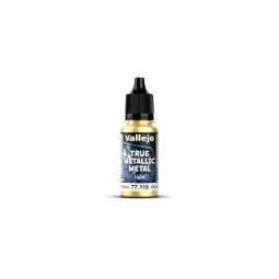 True Metallic Metal: Greenish Gold Paint Set (4) - Vallejo 77267 2