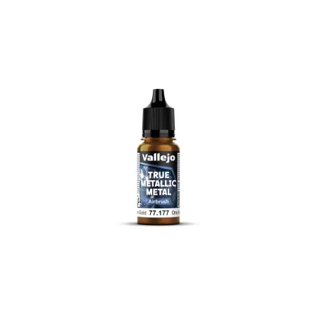 True Metallic Metal: Arcane Gold Paint Set (4) - Vallejo 77268