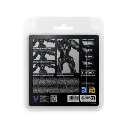 True Metallic Metal: Obsidian Black Paint Set (4) - Vallejo 77270 2