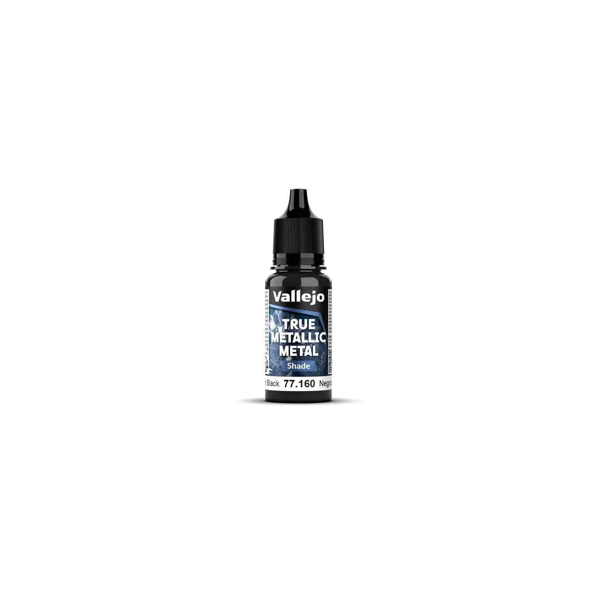 True Metallic Metal: Obsidian Black Paint Set (4) - Vallejo 77270 True Metallic Metal: Obsidian Black Paint Set (4) - Vallejo 77270